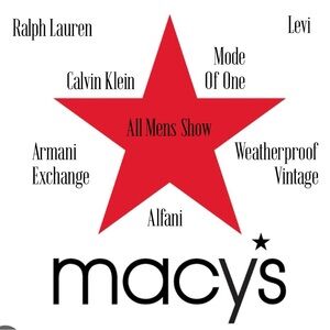 $25 Macy’s Men Live Show Listing